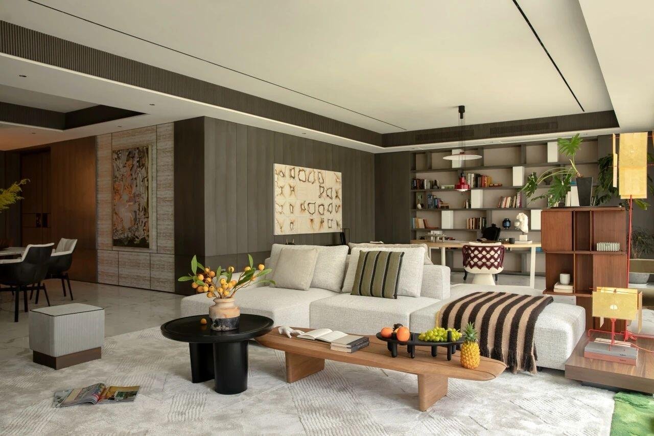 Bespoke premium living room furniture by NEXTOP in a luxury home interior