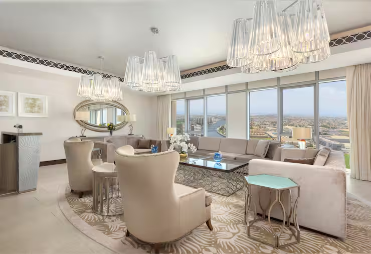 Bespoke living area furniture by NEXTOP in a hotel lounge