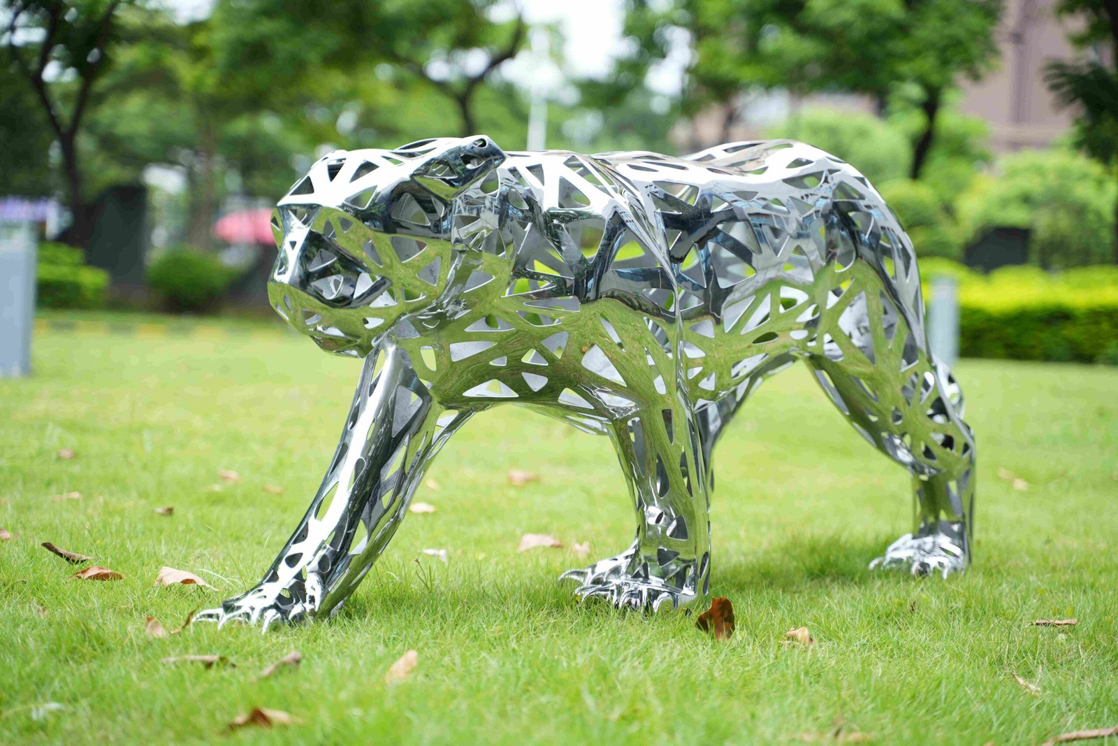 NEXTOP in-house manufactured metal sculpture showcasing final finish and craft