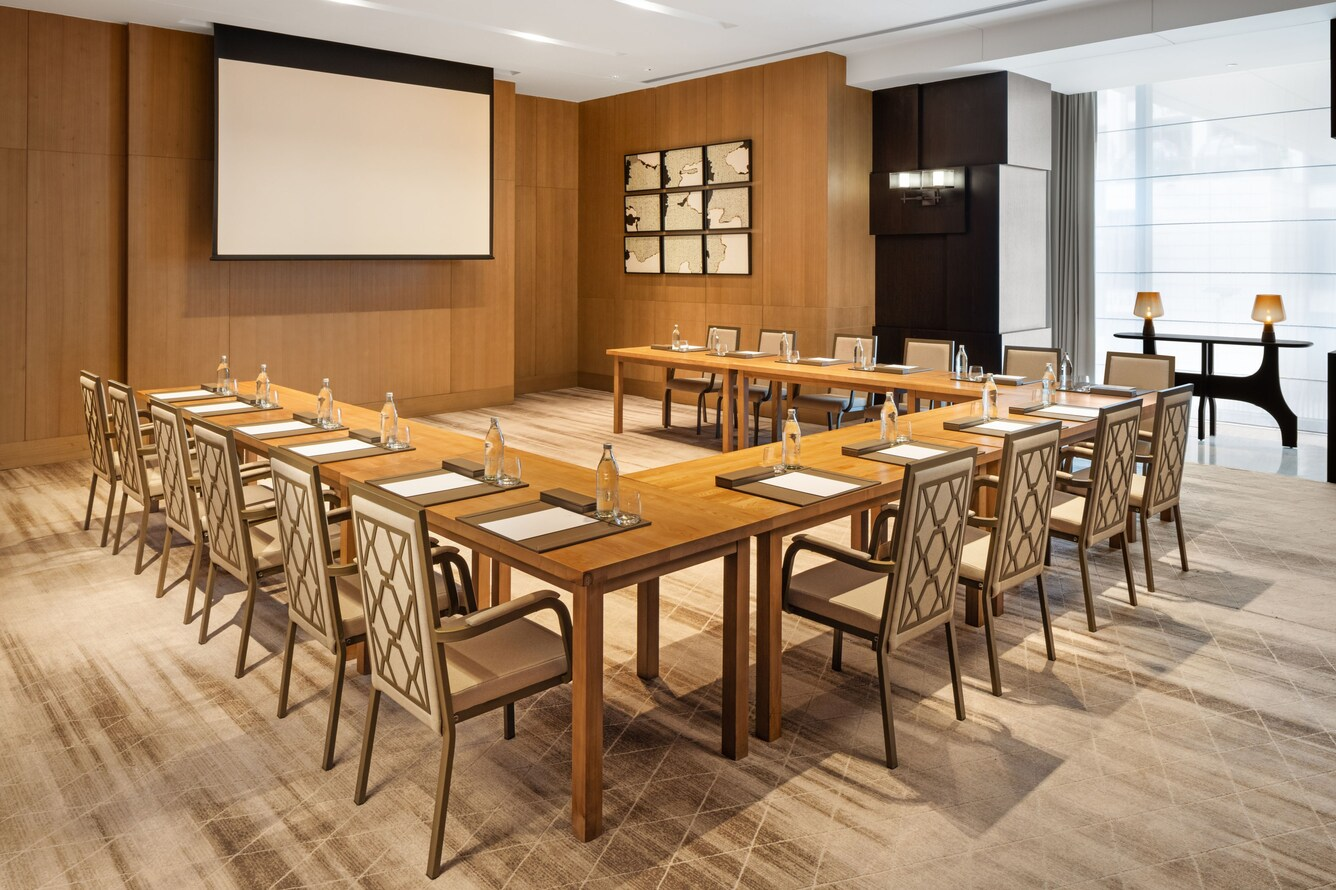 Bespoke conference room furniture by NEXTOP in a Southeast Asia business hotel